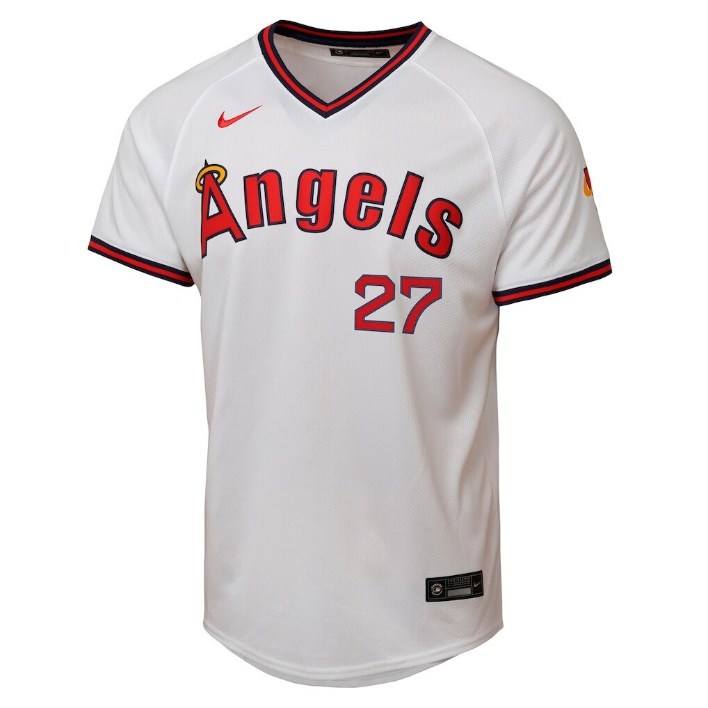 Mike Trout Los Angeles Angels Nike Youth Alternate 2 Limited Player Jersey