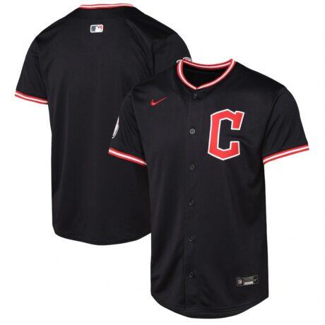 Cleveland Guardians Nike Youth Limited Jersey - Navy - Front View