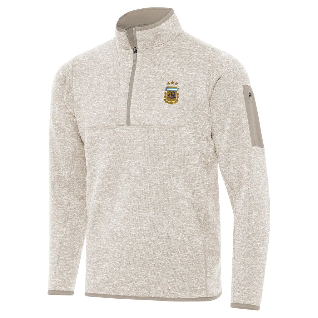 Argentina National Team Antigua Fortune Quarter-Zip Pullover Jacket