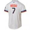Craig Biggio Houston Astros Nike Youth 2025 City Connect Limited Player Jersey - White - Detail View