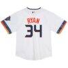 Nolan Ryan Houston Astros Nike Toddler City Connect 2025 Limited Jersey - White - Detail View