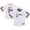 Nolan Ryan Houston Astros Nike Toddler City Connect 2025 Limited Jersey - White - Front View