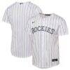 Colorado Rockies Nike Youth Home Replica Jersey - White - Front View