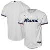 Miami Marlins Nike Youth Home Replica Jersey - White - Front View