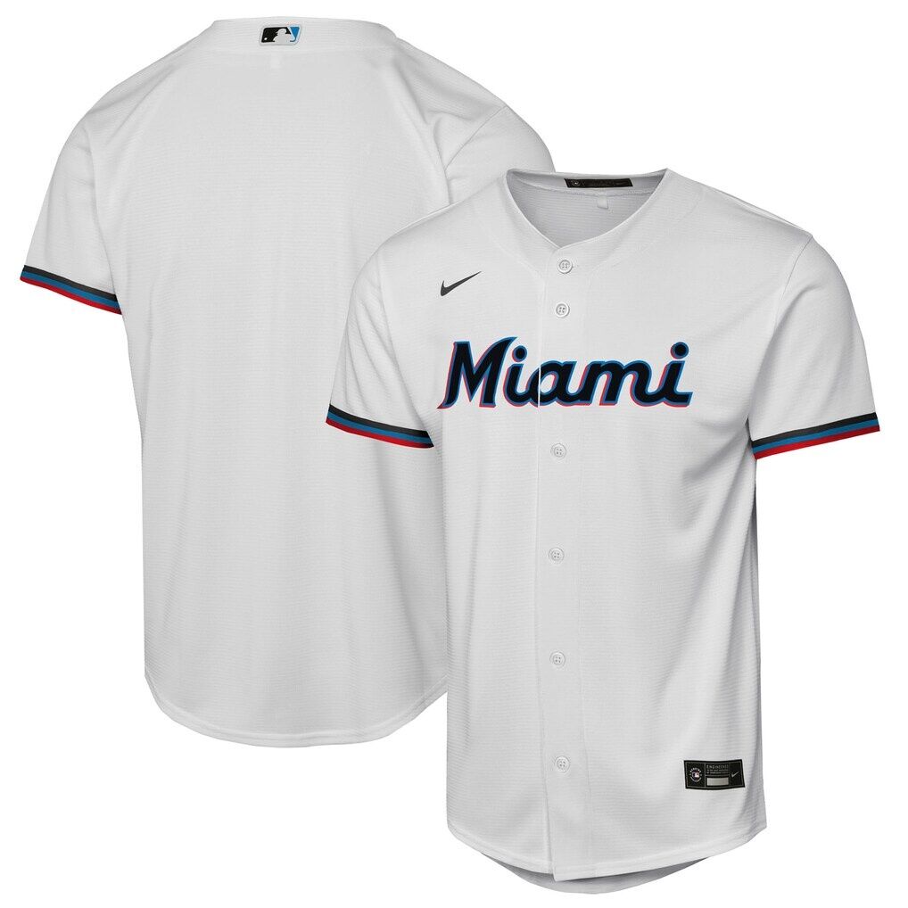 Miami Marlins Nike Youth Home Replica Jersey