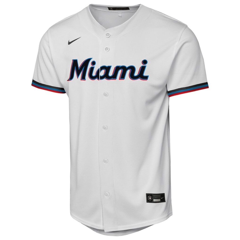Miami Marlins Nike Youth Home Replica Jersey