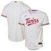 Minnesota Twins Nike Youth Home Replica Jersey - White - Front View