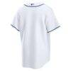 Tampa Bay Rays Nike Youth Home Replica Jersey - White - Detail View