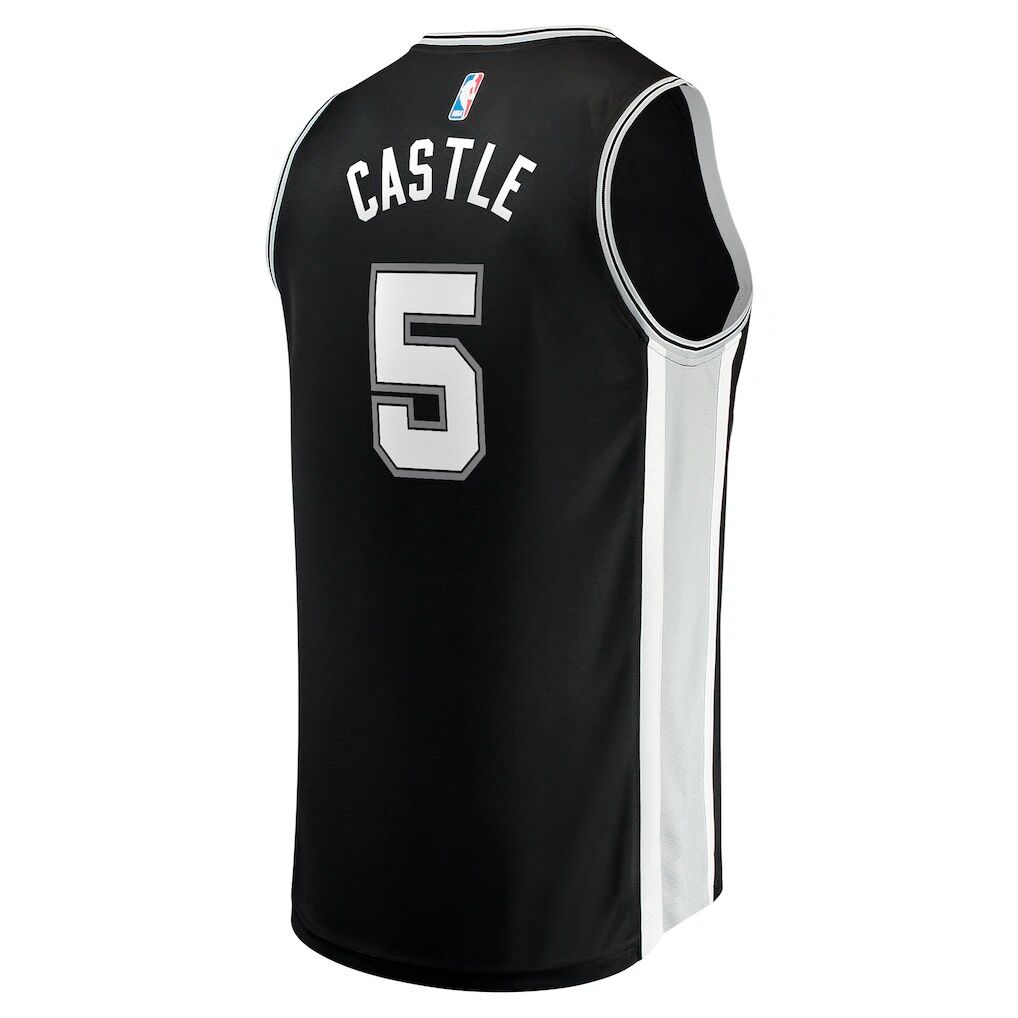 Stephon Castle San Antonio Spurs Fashion7 2024 NBA Draft Fast Break Player Jersey - Icon Edition