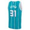 Tidjane Salaun Charlotte Hornets Fashion7 2024 NBA Draft Fast Break Player Jersey - Teal - Detail View