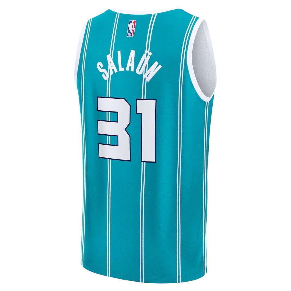 Tidjane Salaun Charlotte Hornets Fashion7 2024 NBA Draft Fast Break Player Jersey – Icon Edition