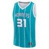 Tidjane Salaun Charlotte Hornets Fashion7 2024 NBA Draft Fast Break Player Jersey - Teal - Side View
