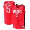 Reed Sheppard Houston Rockets Fashion7 2024 NBA Draft Fast Break Player Jersey - Red - Front View
