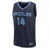 Zach Edey Memphis Grizzlies Fashion7 2024 NBA Draft Fast Break Player Jersey - Navy - Side View