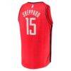 Reed Sheppard Houston Rockets Fashion7 Youth 2024 NBA Draft Fast Break Player Jersey - Red - Detail View