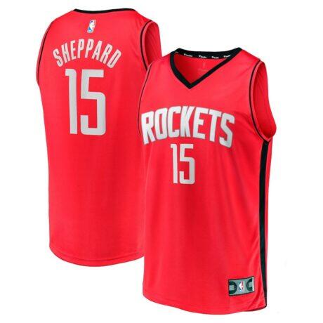 Reed Sheppard Houston Rockets Fashion7 Youth 2024 NBA Draft Fast Break Player Jersey - Red - Front View
