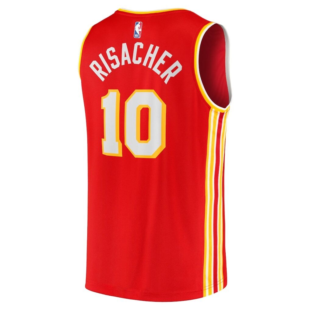 Zaccharie Risacher Atlanta Hawks Fashion7 2024 NBA Draft Fast Break Player Jersey - Icon Edition