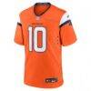 Bo Nix Denver Broncos Nike Youth Game Jersey - Orange - Side View