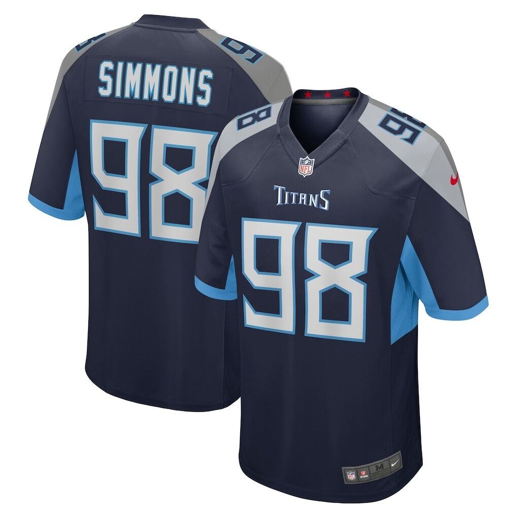 Jeffery Simmons Tennessee Titans Nike Youth Game Jersey