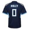 Calvin Ridley Tennessee Titans Nike Youth Game Jersey - Navy - Detail View