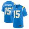 Ladd McConkey Los Angeles Chargers Nike Youth Game Jersey - - Front View