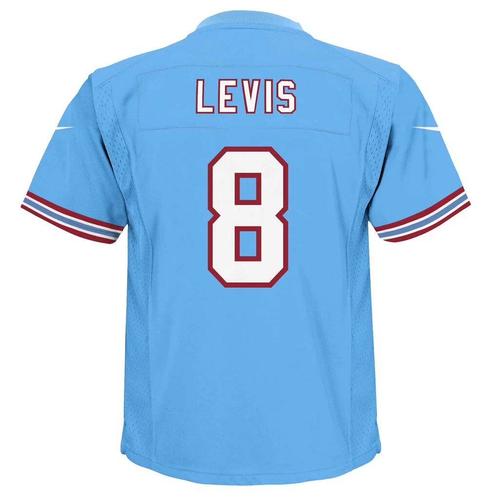 Will Levis Tennessee Titans Nike Toddler Alternate Oilers Throwback Game Jersey - Light Blue