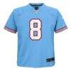 Will Levis Tennessee Titans Nike Toddler Alternate Oilers Throwback Game Jersey - Light Blue - Side View