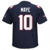 Drake Maye New England Patriots Nike Toddler Game Jersey - Navy - Detail View