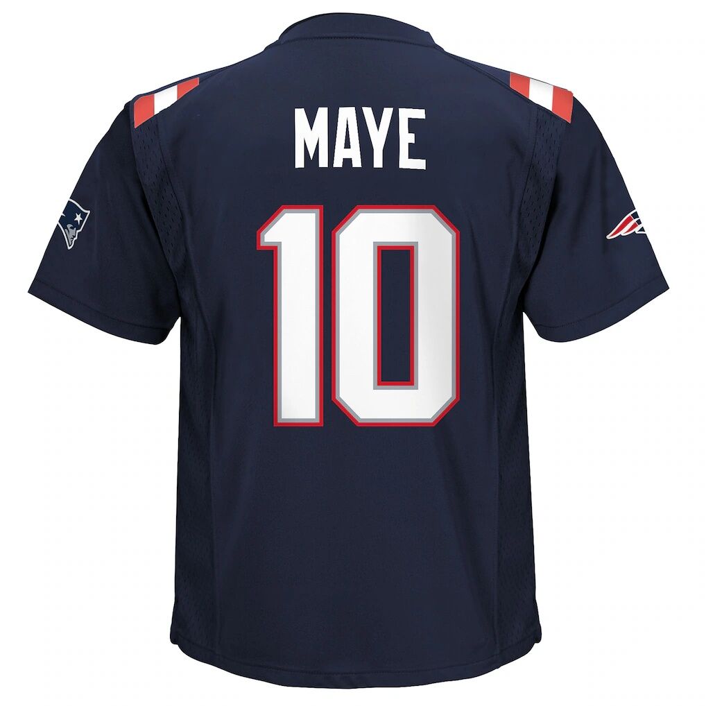Drake Maye New England Patriots Nike Infant Team  Player Game Jersey