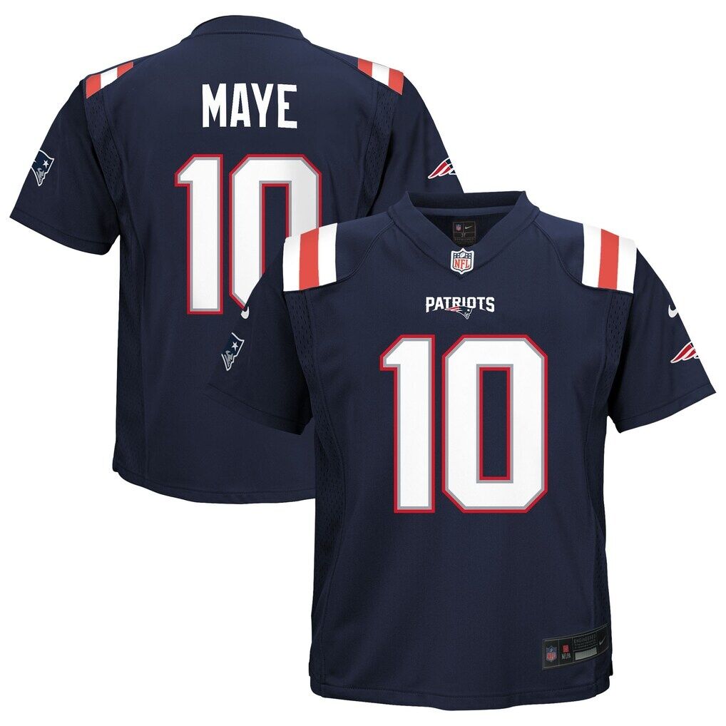 Drake Maye New England Patriots Nike Infant Team  Player Game Jersey