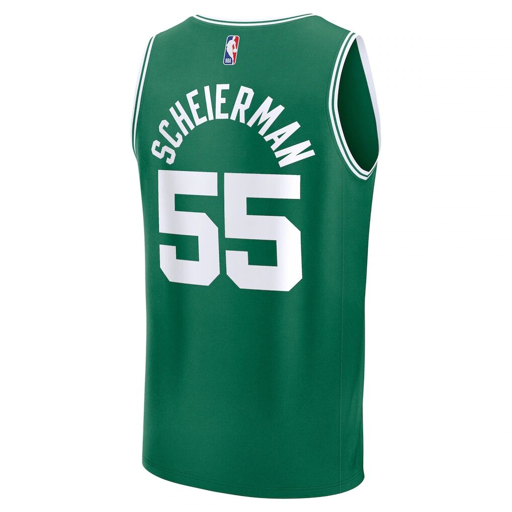 Baylor Scheierman Boston Celtics Fashion7 Youth 2024 NBA Draft Fast Break Player Jersey - Icon Edition - Kelly Green
