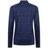 USWNT Levelwear Women's Coral Quarter-Zip Pullover Top - Navy - Detail View