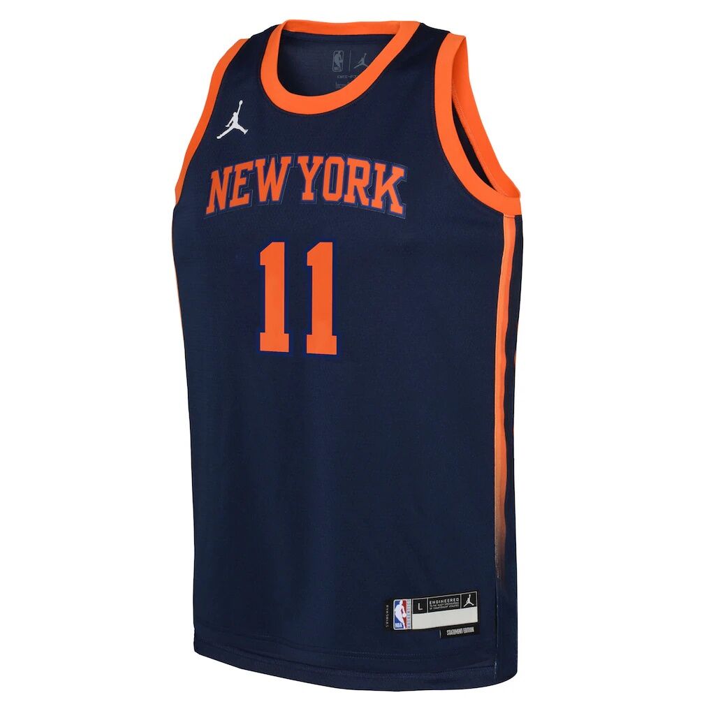 Jalen Brunson New York Knicks Jordan Brand Youth Swingman Jersey – Statement Edition