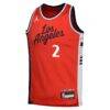 Kawhi Leonard LA Clippers Jordan Brand Youth Swingman Jersey - Red - Back View
