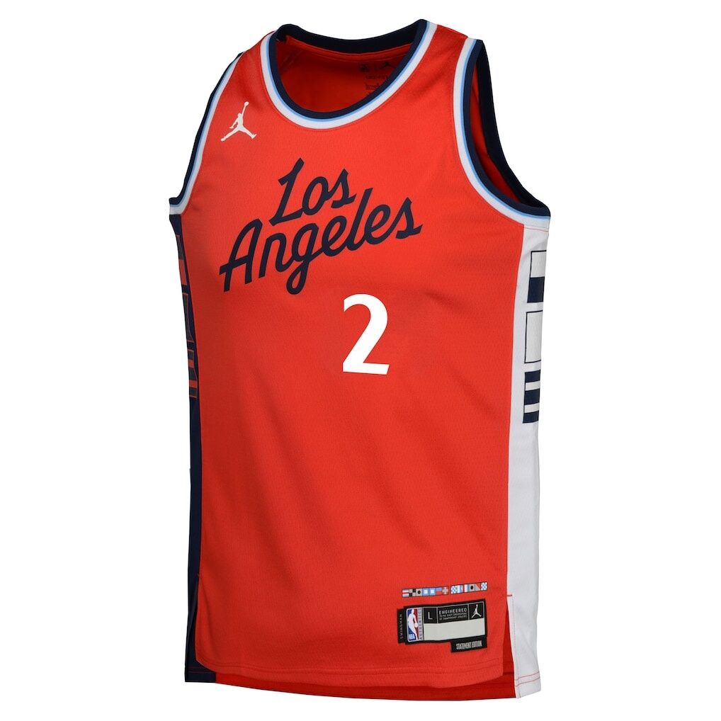 Kawhi Leonard LA Clippers Jordan Brand Youth Swingman Jersey – Statement Edition