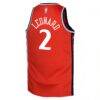 Kawhi Leonard LA Clippers Jordan Brand Youth Swingman Jersey - Red - Detail View