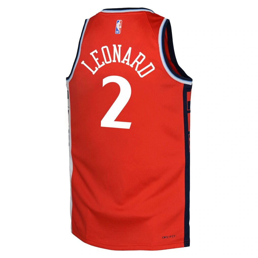 Kawhi Leonard LA Clippers Jordan Brand Youth Swingman Jersey - Statement Edition