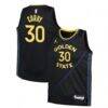 Stephen Curry Golden State Warriors Jordan Brand Youth Swingman Jersey - Navy - Front View