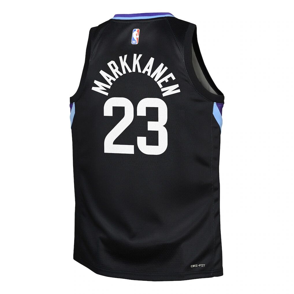 Lauri Markkanen Utah Jazz Jordan Brand Youth Swingman Jersey - Statement Edition