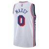 Tyrese Maxey Philadelphia 76ers Nike Youth Association Swingman Jersey - White - Detail View