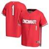 #1 Cincinnati Bearcats GameDay Greats Unisex Lightweight Baseball Fashion Jersey - Red - Front View