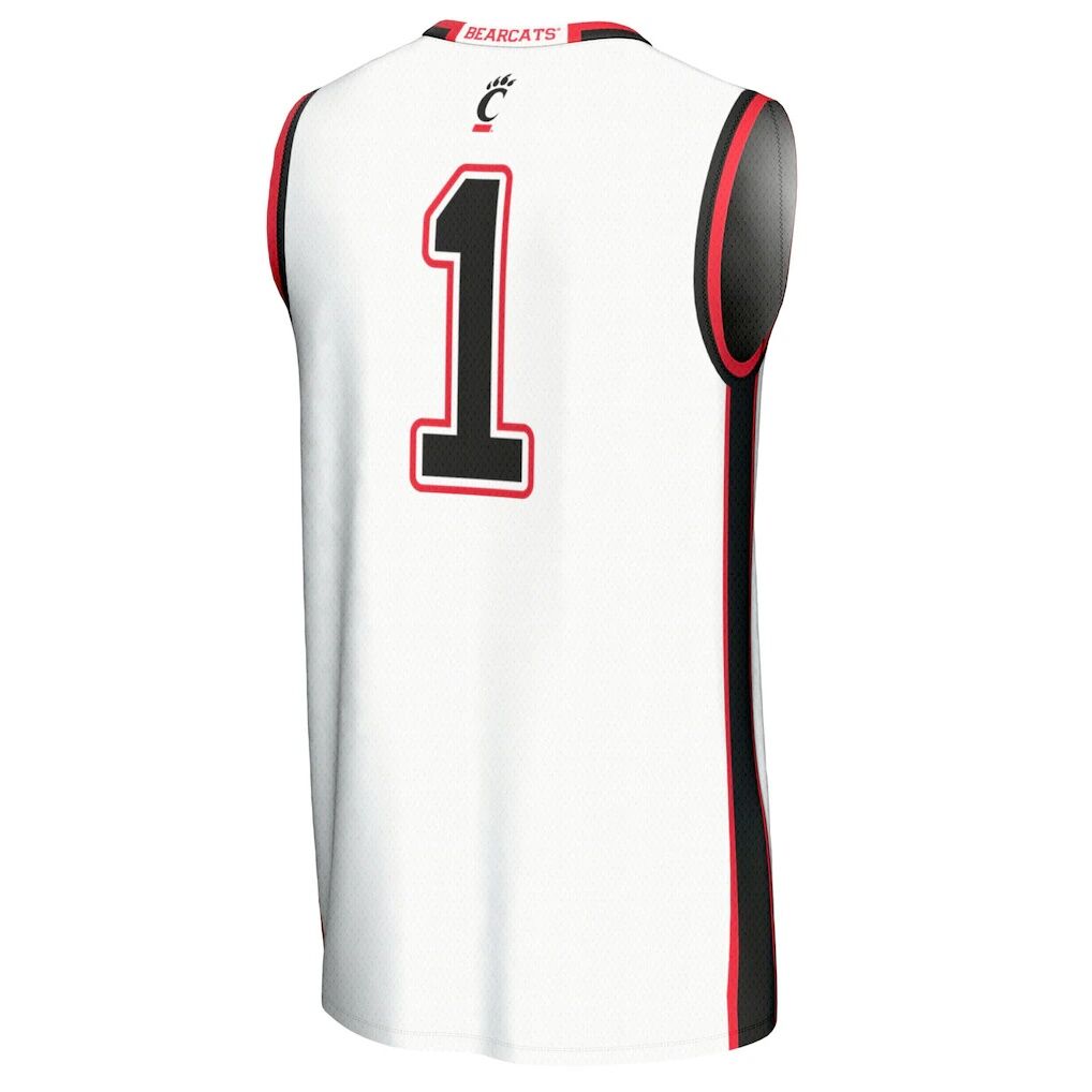 #1 Cincinnati Bearcats GameDay Greats Unisex Lightweight Basketball Fashion Jersey