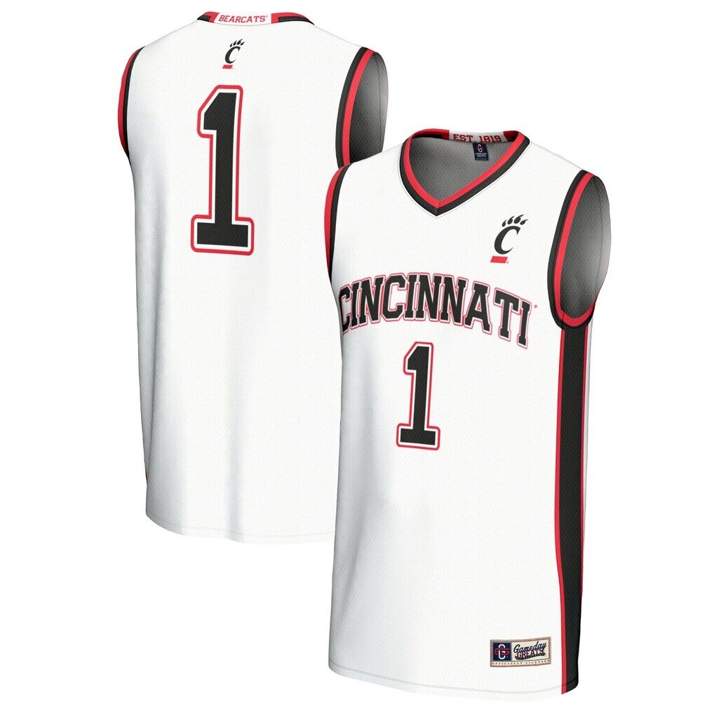 #1 Cincinnati Bearcats GameDay Greats Unisex Lightweight Basketball Fashion Jersey