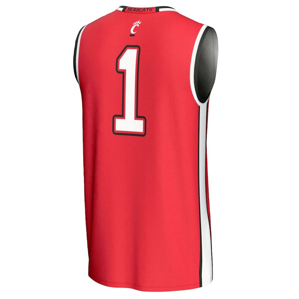 #1 Cincinnati Bearcats GameDay Greats Youth Lightweight Basketball Fashion Jersey