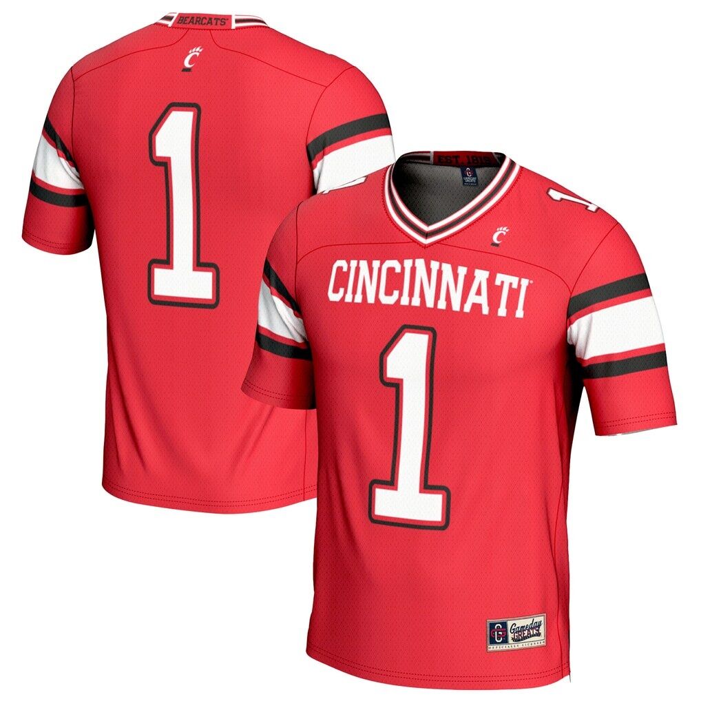 #1 Cincinnati Bearcats GameDay Greats Unisex Lightweight Football Fashion Jersey