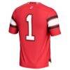 #1 Cincinnati Bearcats GameDay Greats Youth Lightweight Football Fashion Jersey - Red - Detail View