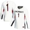 #1 Cincinnati Bearcats GameDay Greats Youth Lightweight Women's Volleyball Fashion Jersey - White - Front View