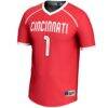 #1 Cincinnati Bearcats GameDay Greats Youth Lightweight Women's Lacrosse Fashion Jersey - Red - Side View