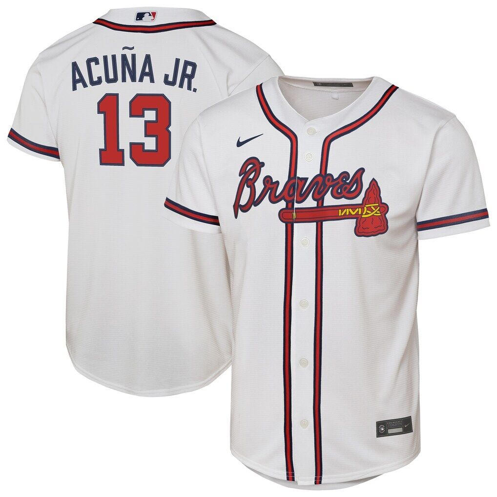 Ronald Acuna Jr. Atlanta Braves Nike Youth Home Replica Player Jersey