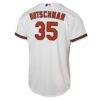 Adley Rutschman Baltimore Orioles Nike Youth Home Replica Player Jersey - White - Detail View